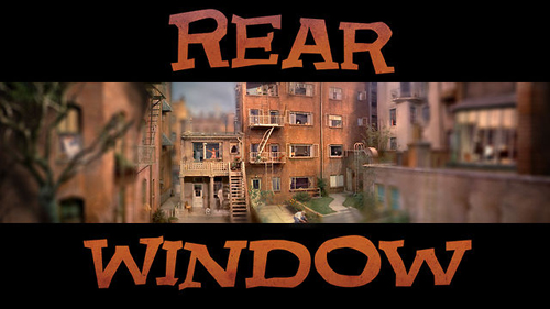Alfred Hitchcock’s REAR WINDOW reimagined by artist Jeff&nbsp;Desom